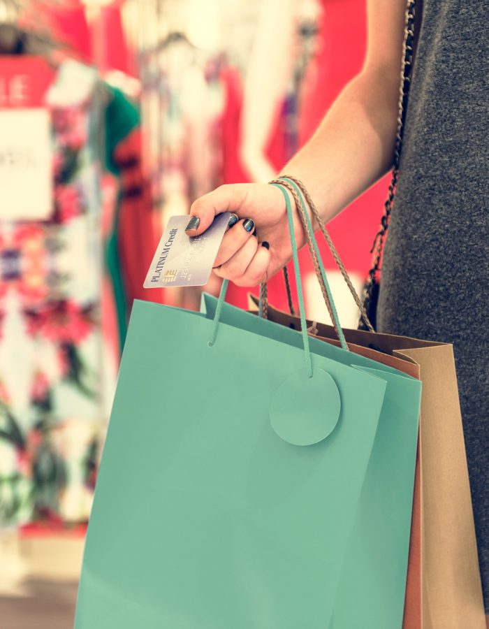 Young Woman Shopping Consumer Concept